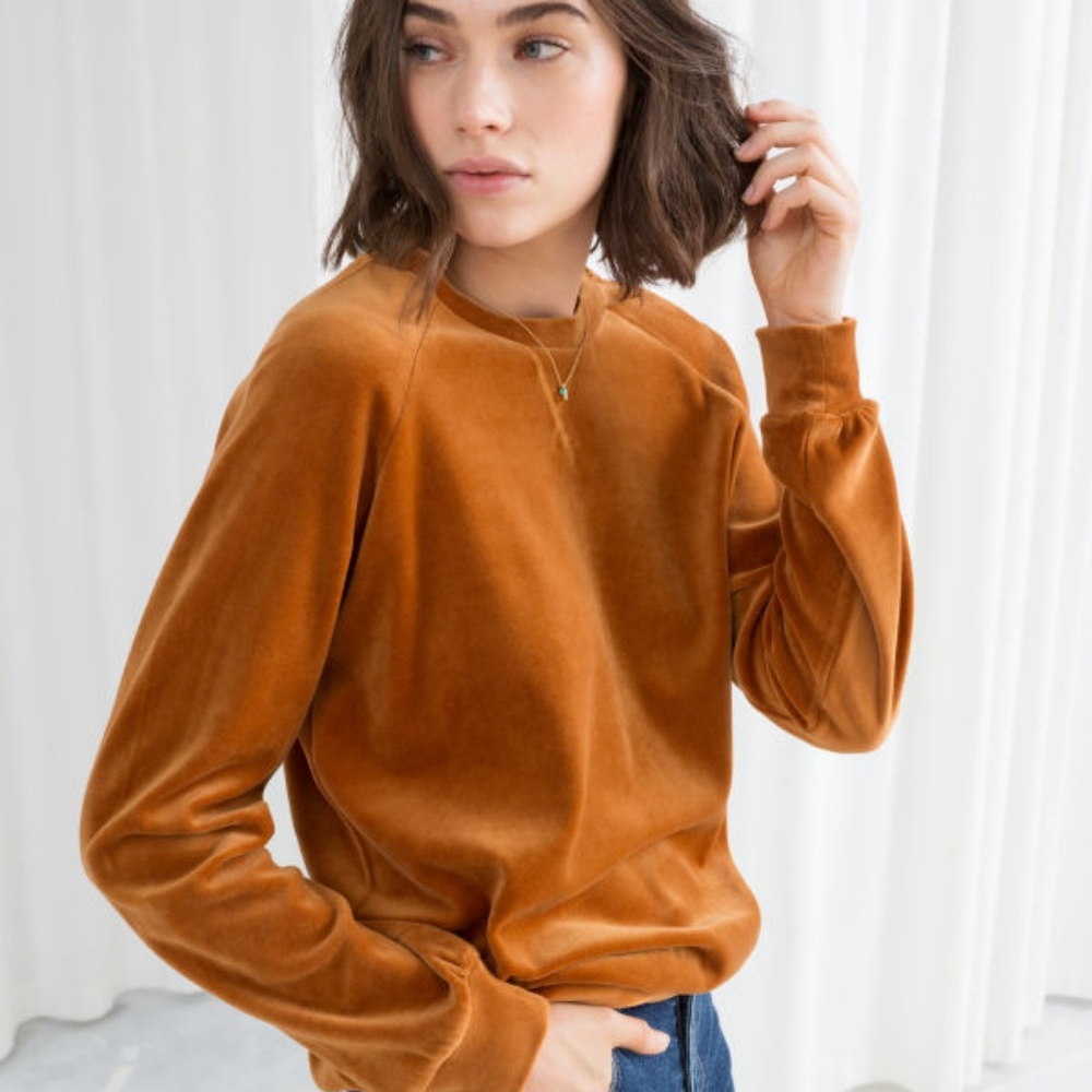 Velour Sweatshirt